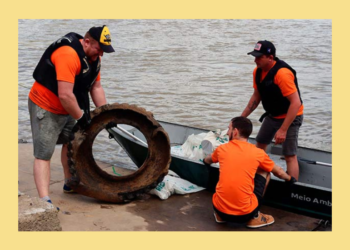 Unimed Blumenau reúne voluntários e recolhe resíduos em mutirão de limpeza