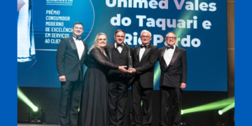 Unimed VTRP conquista prêmio de melhor atendimento do Brasil ao lado de grandes nomes do mercado